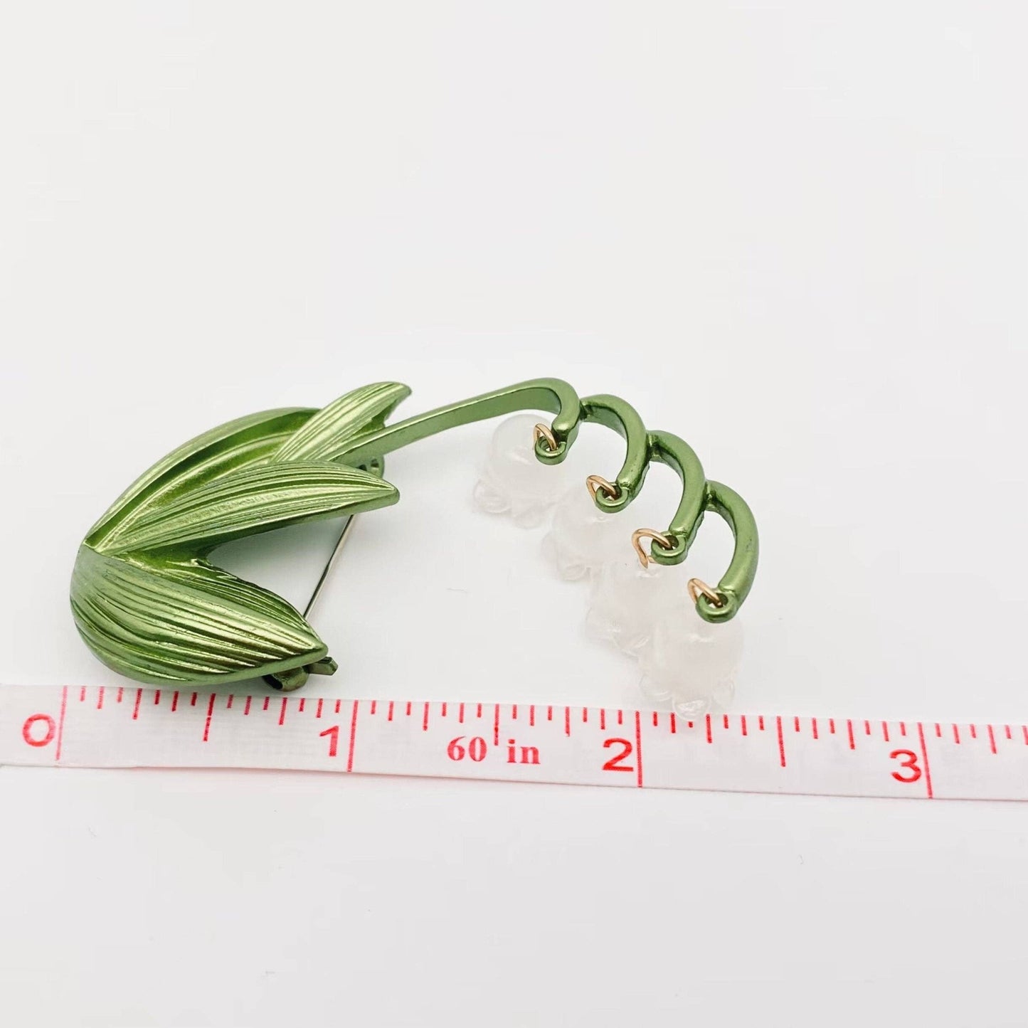 A177 Brooch | Flower | Lilies of the Valley | Vintage - The Country Rabbit Gifts & Décor