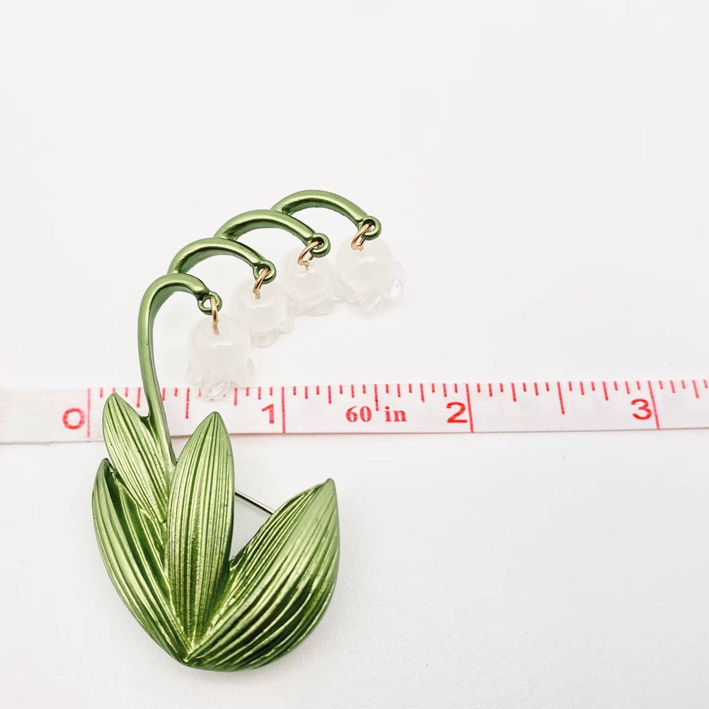 A177 Brooch | Flower | Lilies of the Valley | Vintage - The Country Rabbit Gifts & Décor