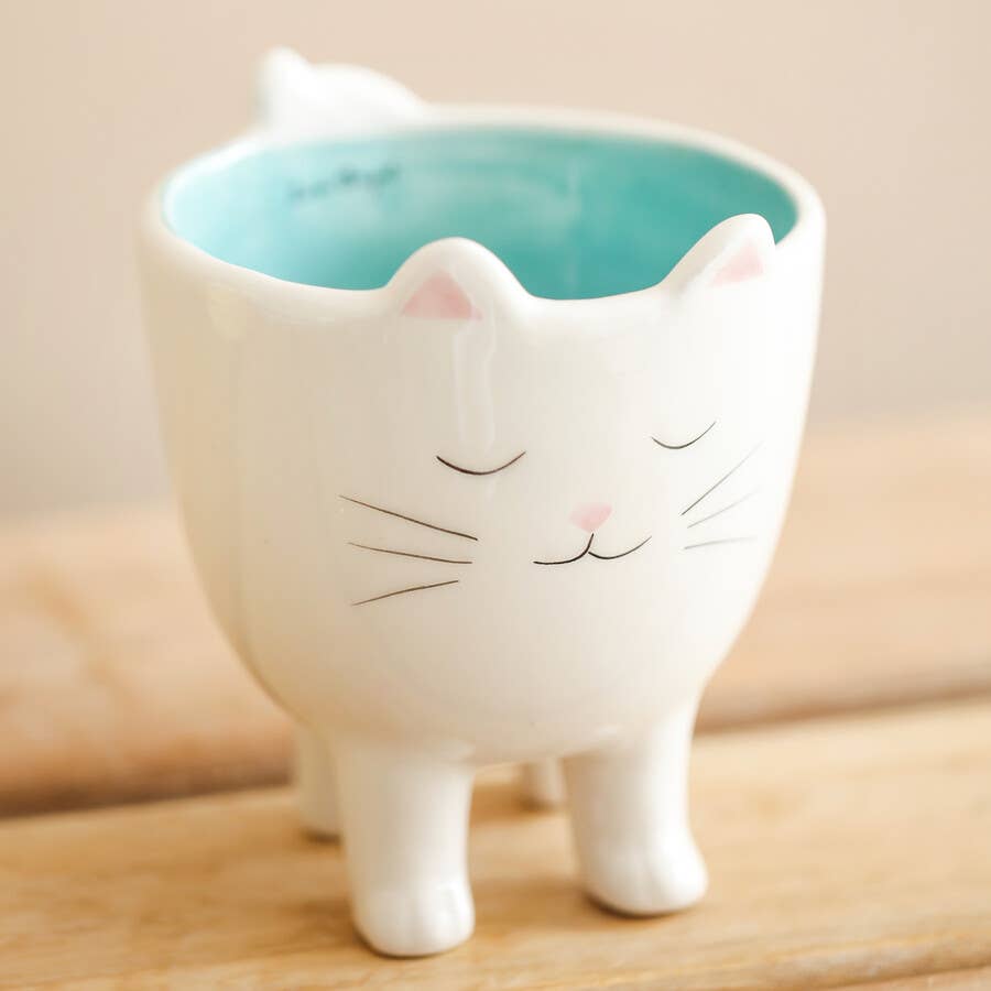 A451 Cat Planter - The Country Rabbit Gifts & Décor