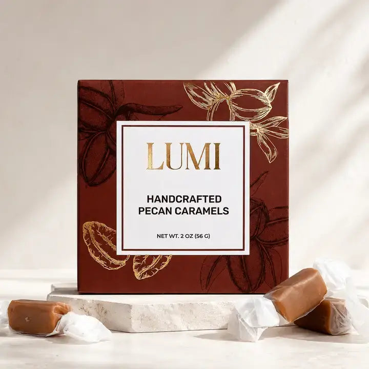 Fall Classic Handcrafted Pecan Caramels, 2 oz