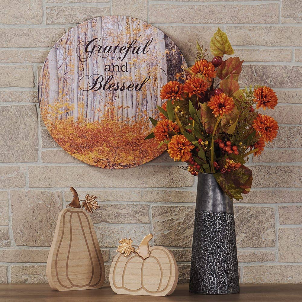 Charcoal Hammered Metal Vase Waffle Texture Handcrafted Design - The Country Rabbit Gifts & Décor