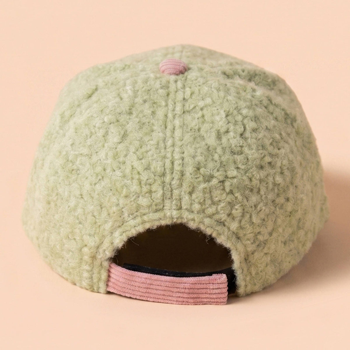 Christmas Tree Embroidered Sherpa & Corduroy Baseball Cap - The Country Rabbit Gifts & Décor