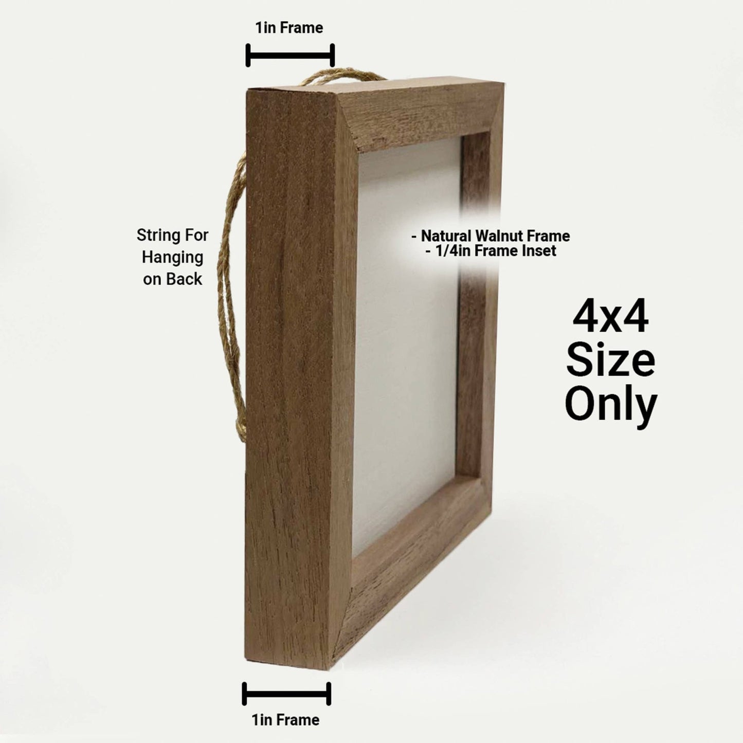 Coneflowers 4x4x1 inches Wall or Shelf Decor - The Country Rabbit Gifts & Décor