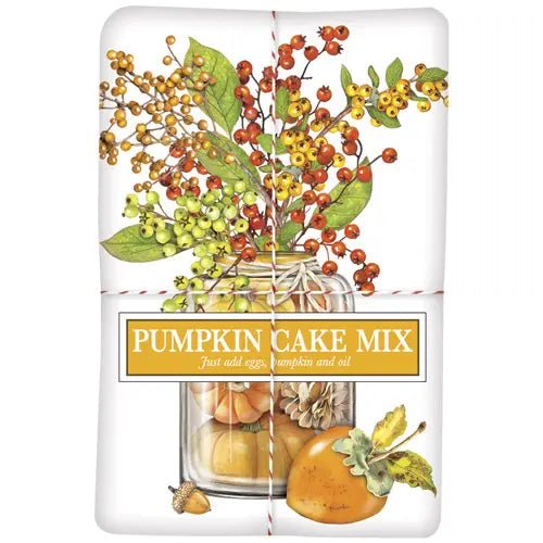 Flour Sack Towels with Cookie Mix Combo Pumpkin Jar Flour Sack Towel and Pumpkin Cake Mix - The Country Rabbit Gifts & Décor