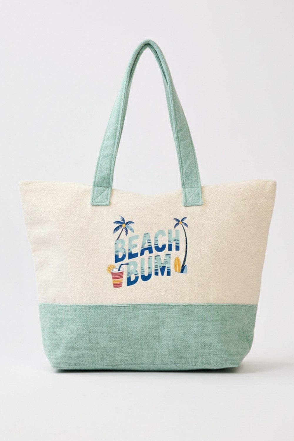 MB0350 Beach Bum Terry Tote Bag - The Country Rabbit Gifts & Décor