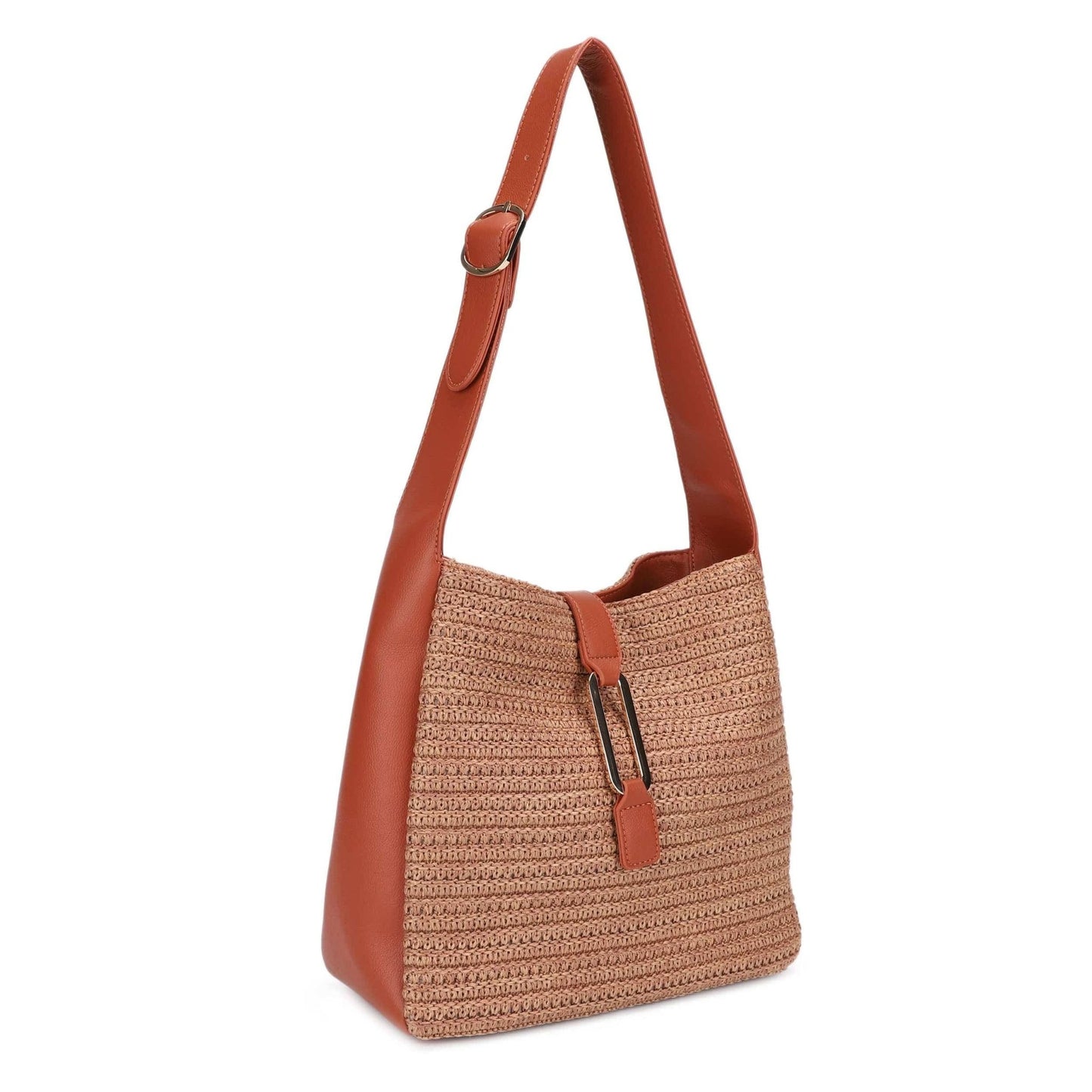 MIM - 26001 Arla Straw Hobo Tote - The Country Rabbit Gifts & Décor