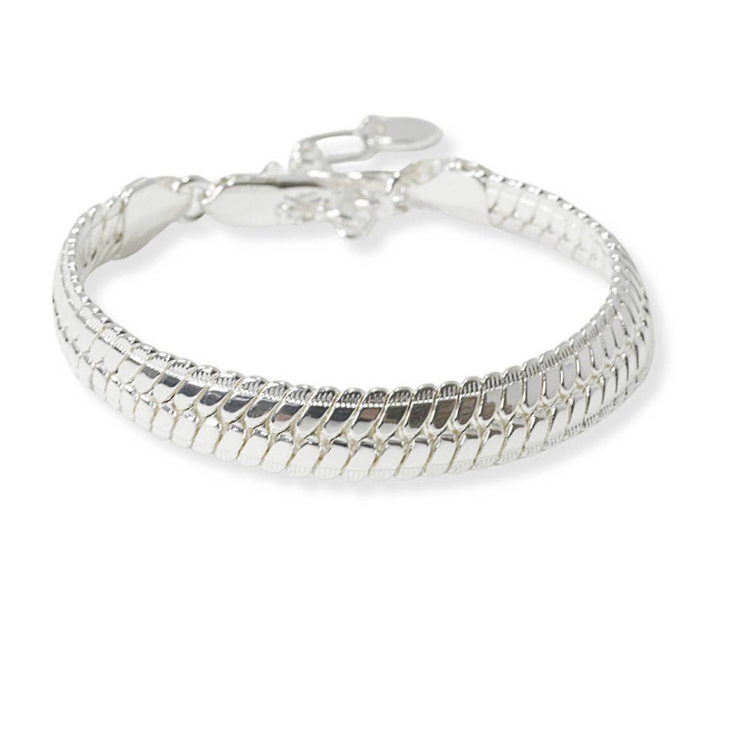 Snake Chain Metal Bracelet in Gold and Silver Color - The Country Rabbit Gifts & Décor