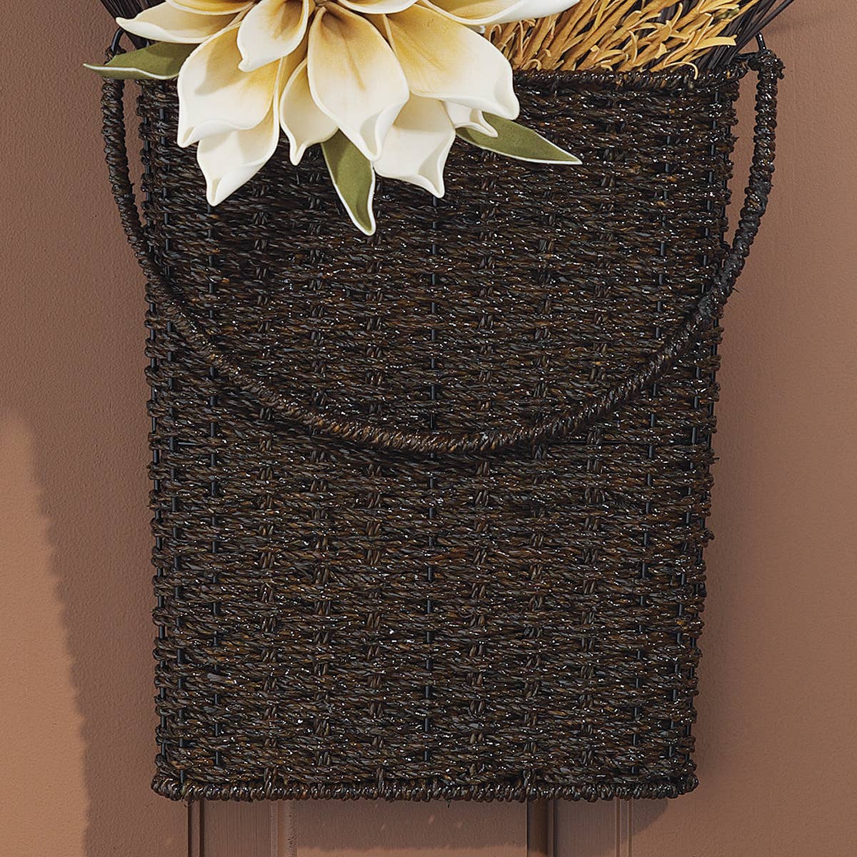 Woven Seagrass Thin Wall Pocket - The Country Rabbit Gifts & Décor