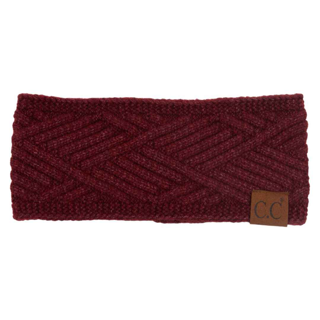 Riley Fashion Headband With Criss Cross Pattern for Women