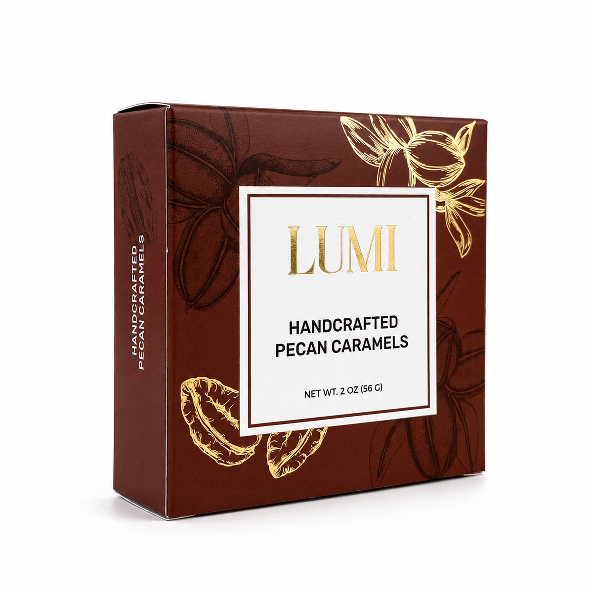 Fall Classic Handcrafted Pecan Caramels, 2 oz