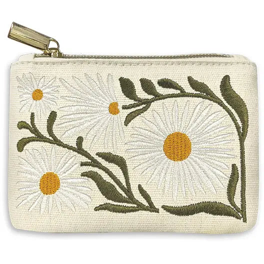 A437 Coin Pouch | Floral Daisy