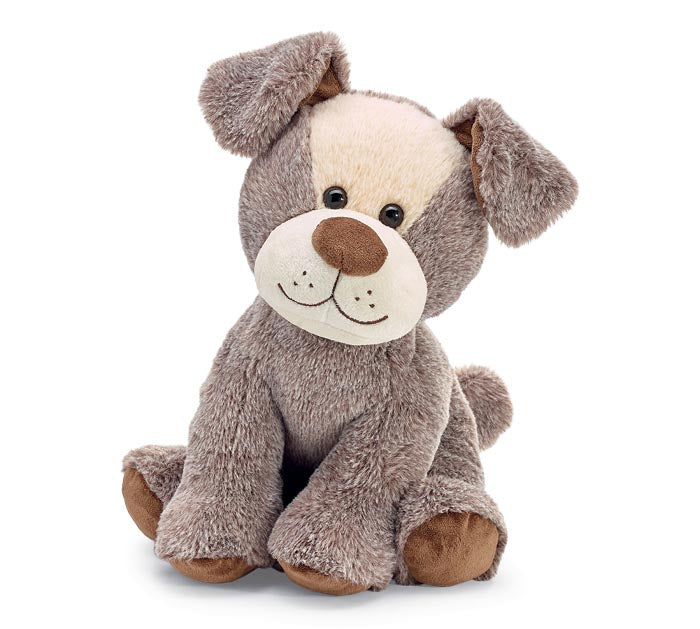 Plush Sitting Brown Puppy 12 Inches High