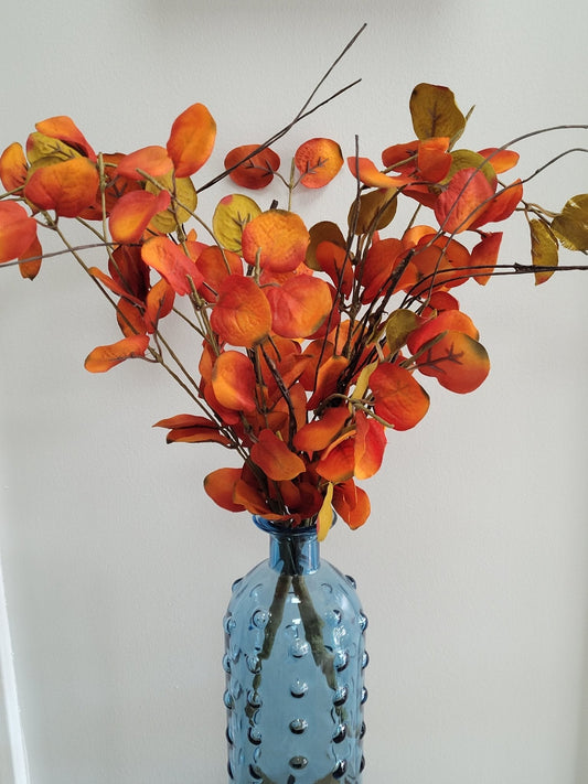 A326 Fall Floral Bush - Eucalyptus - The Country Rabbit Gifts & Décor