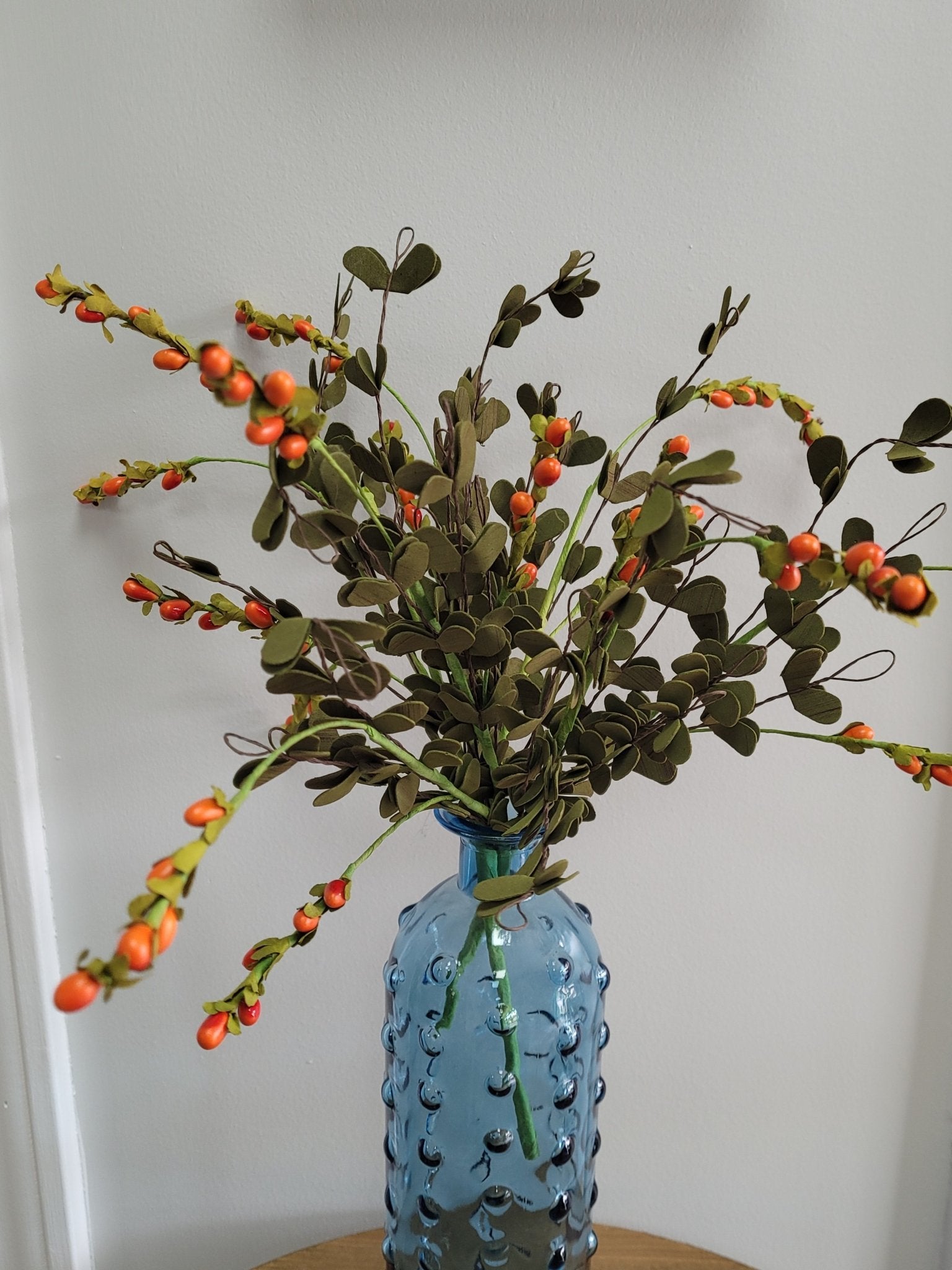 A328 Artificial Orange Pip Berry Stems - The Country Rabbit Gifts & Décor