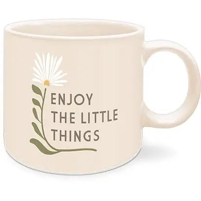 A433 Ceramic Mug | Floral Design | Inspirational Sayings - The Country Rabbit Gifts & Décor