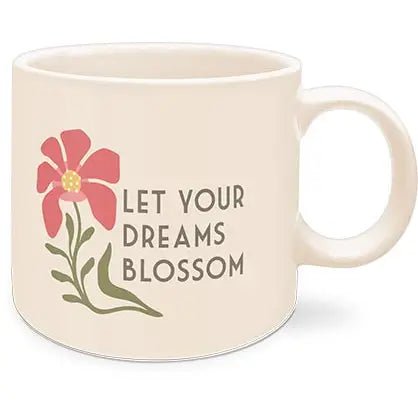 A433 Ceramic Mug | Floral Design | Inspirational Sayings - The Country Rabbit Gifts & Décor