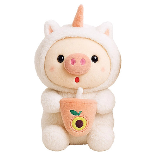 Plush Toy-Cute Pig in Bunny Costume