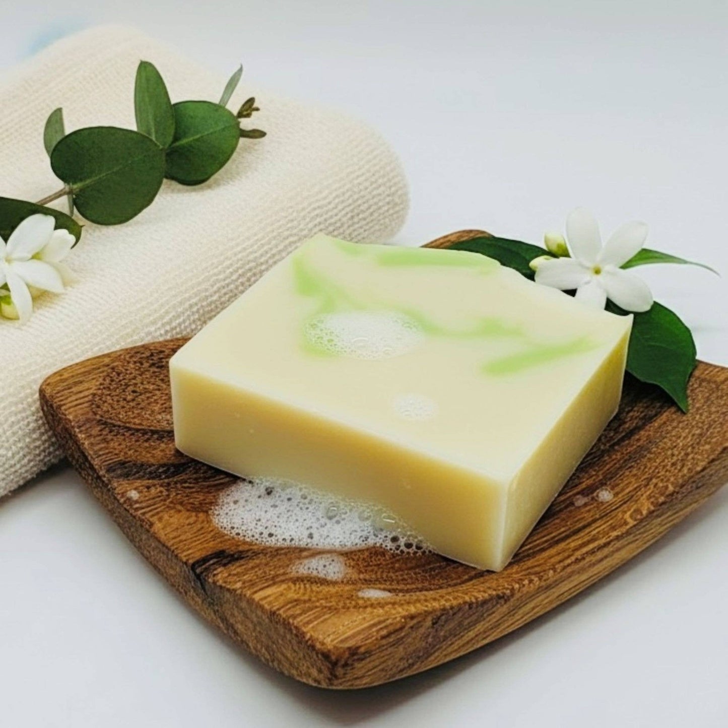 Bamboo Bergamot Handmade Soap Bar VEGAN COLD PROCESS - The Country Rabbit Gifts & Décor