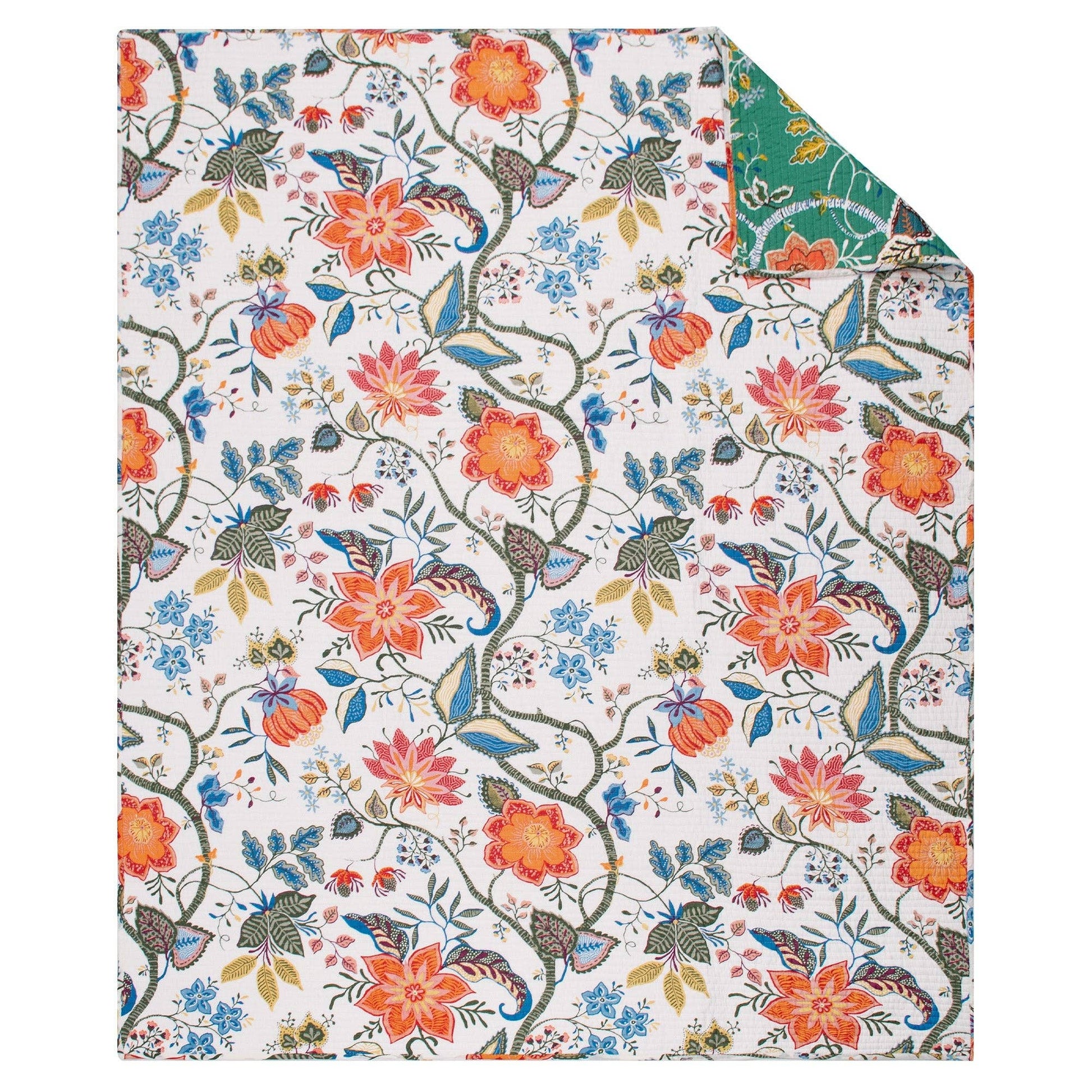 Carmina Quilted Throw Blanket - The Country Rabbit Gifts & Décor