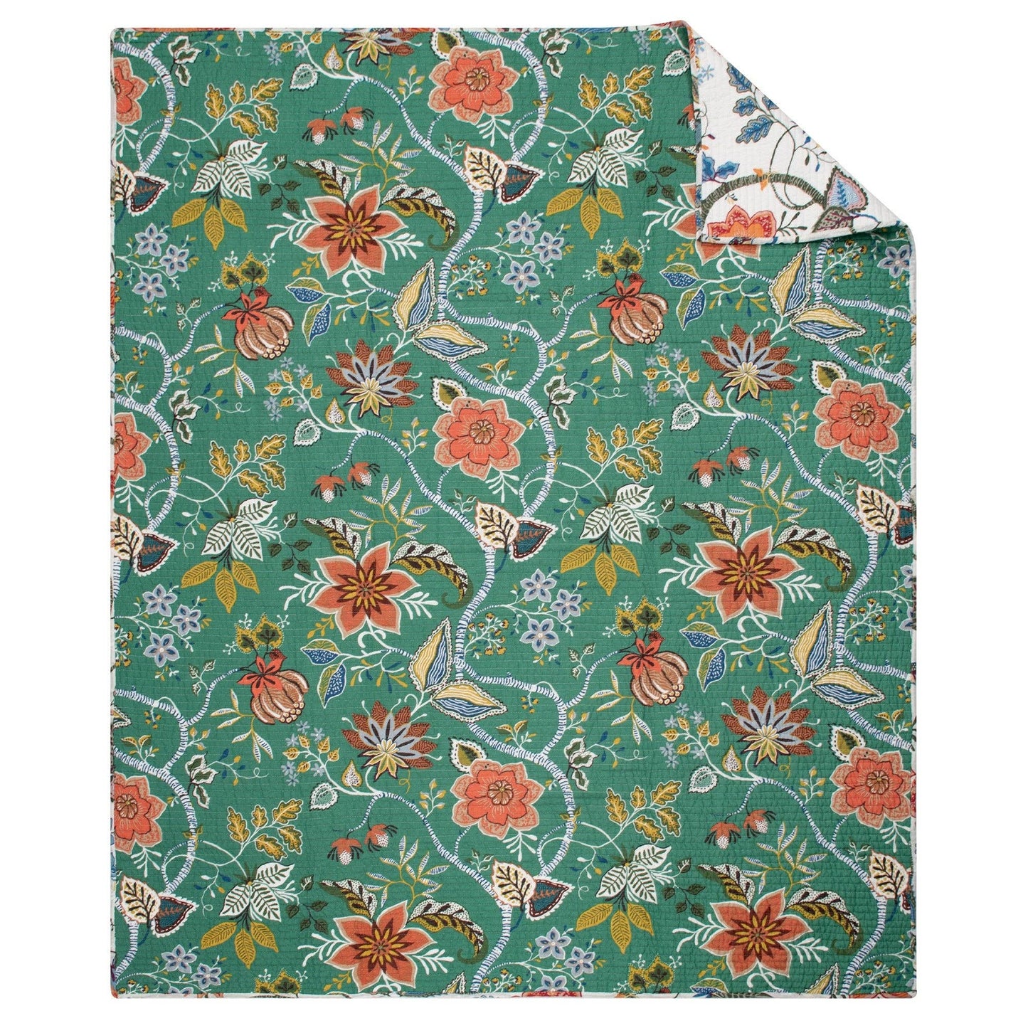 Carmina Quilted Throw Blanket - The Country Rabbit Gifts & Décor