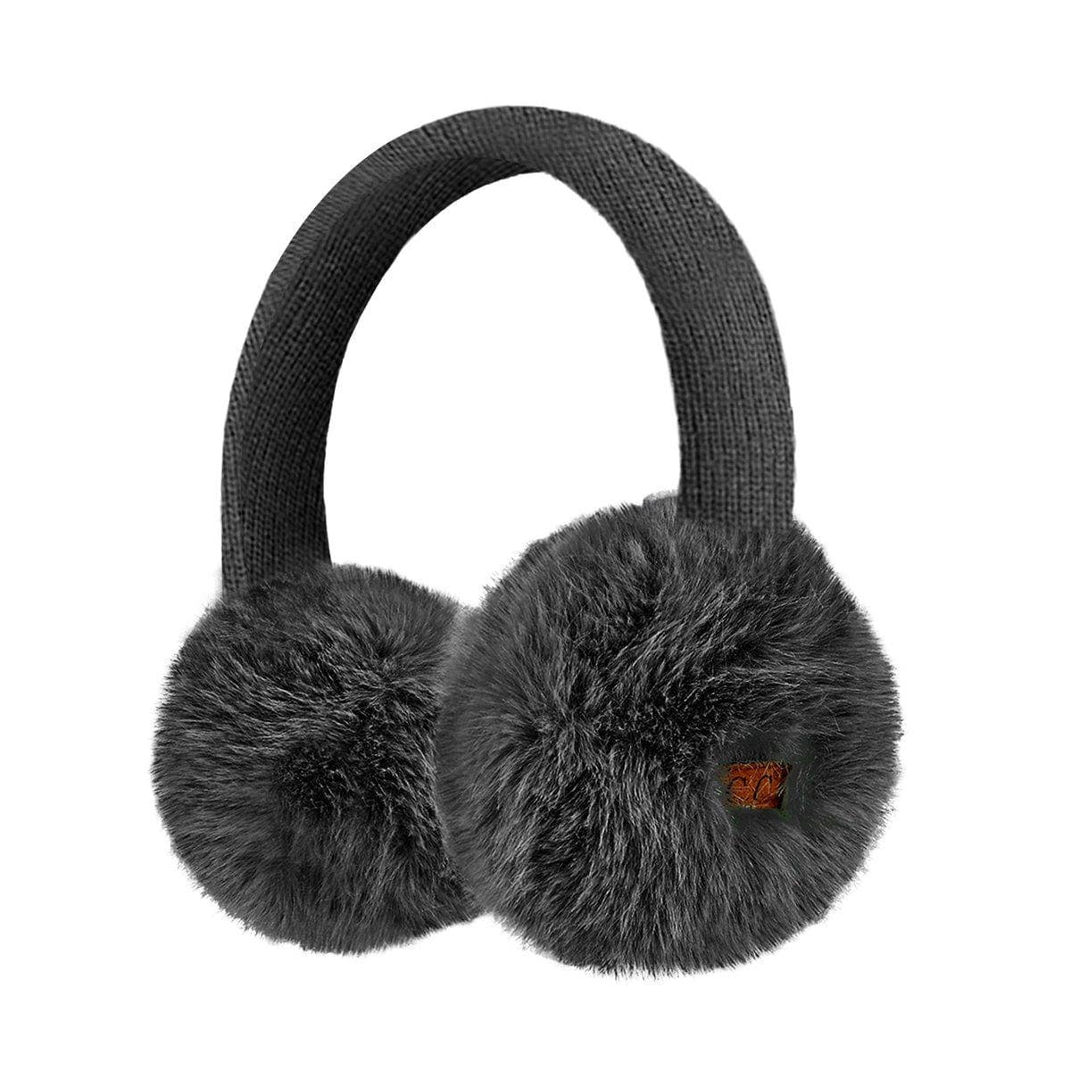 CC Faux Mink Fur Knitted Earmuffs - The Country Rabbit Gifts & Décor
