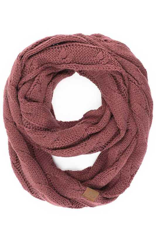C.C Knitted Infinite Scarf - The Country Rabbit Gifts & Décor