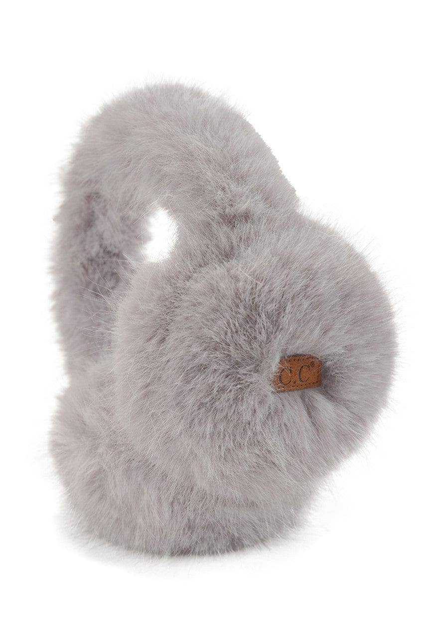 CC Long Faux Fur Cozy Earmuffs - The Country Rabbit Gifts & Décor