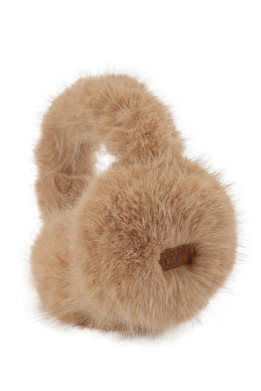 CC Long Faux Fur Cozy Earmuffs - The Country Rabbit Gifts & Décor