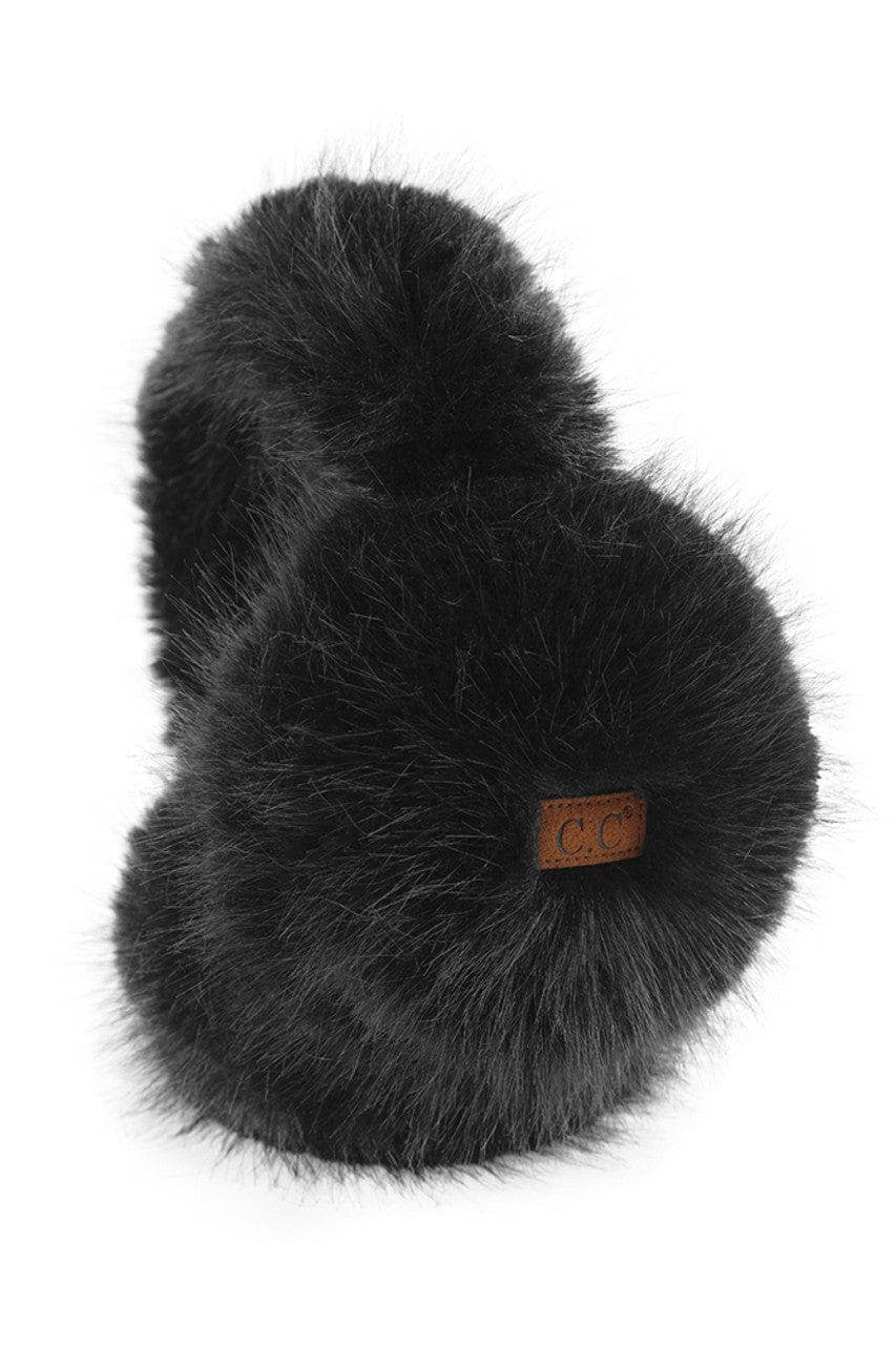 CC Long Faux Fur Cozy Earmuffs - The Country Rabbit Gifts & Décor
