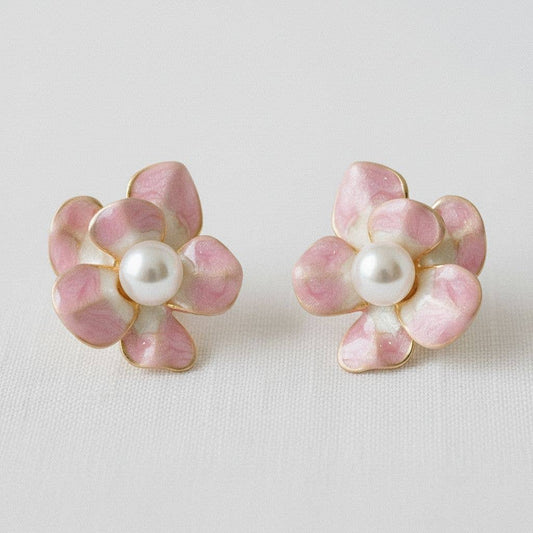 Charming Floral Design Drop Earrings - The Country Rabbit Gifts & Décor
