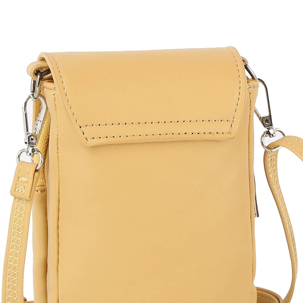 Crossbody Handbag with Twist Lock and Zippered Compartment - The Country Rabbit Gifts & Décor