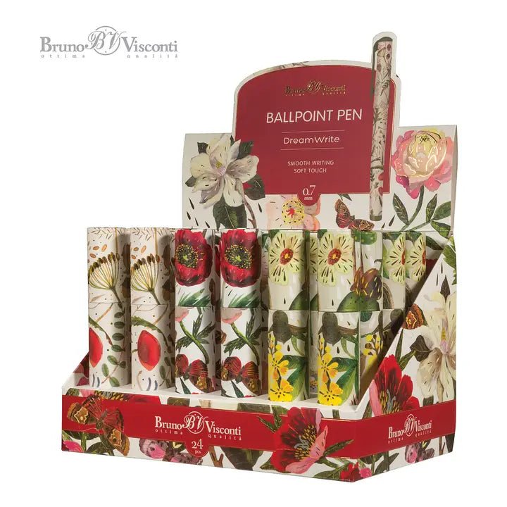 Dreamwrite Bloom Flora Series Ball Point Pen .7 by Bruno Viscounti - The Country Rabbit Gifts & Décor