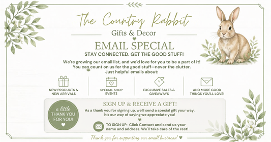 Email Sign Up and Receive a Gift