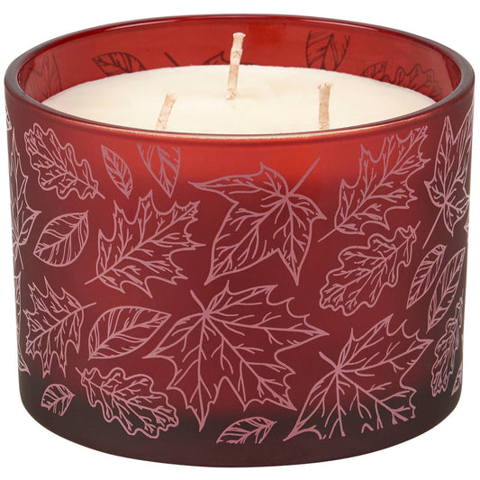 Falling Leaves 3 Wick Soy Candle - The Country Rabbit Gifts & Décor