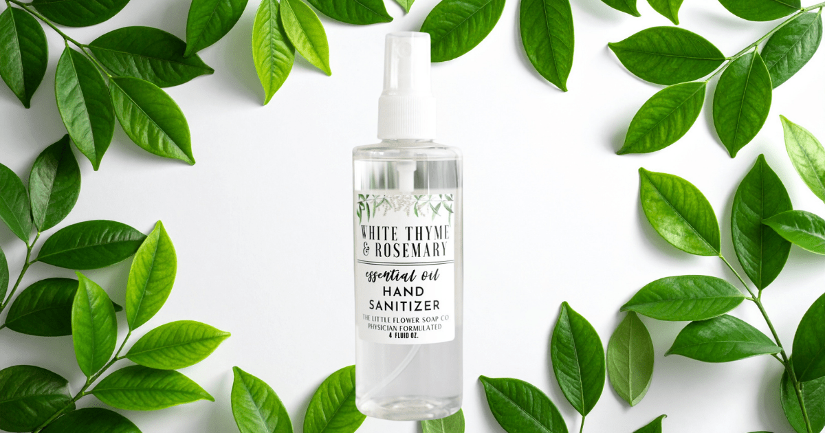 Hand Sanitizer Spray 4oz Bottle - The Country Rabbit Gifts & Décor