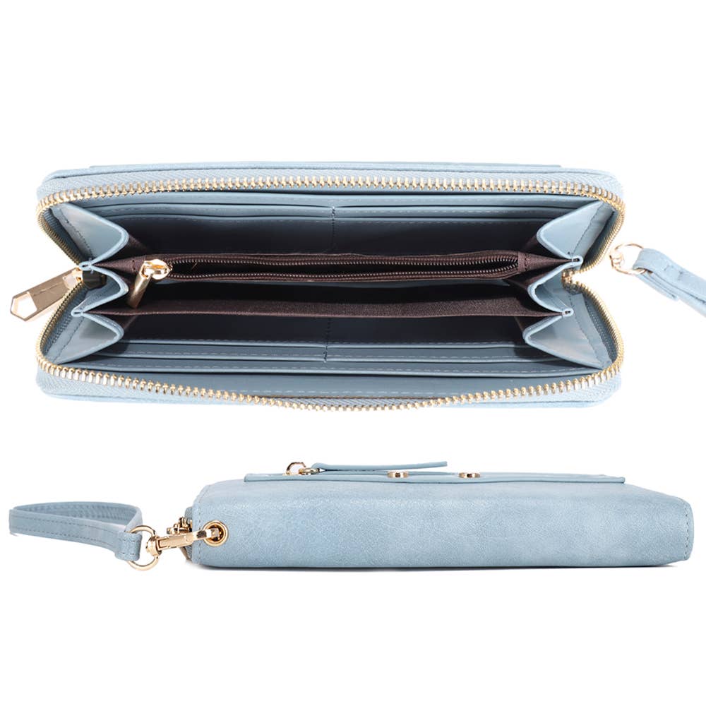 Hand Strap Zippered Wallet - The Country Rabbit Gifts & Décor