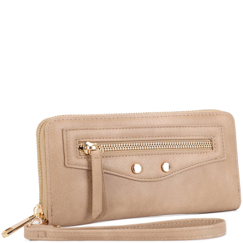 Hand Strap Zippered Wallet - The Country Rabbit Gifts & Décor