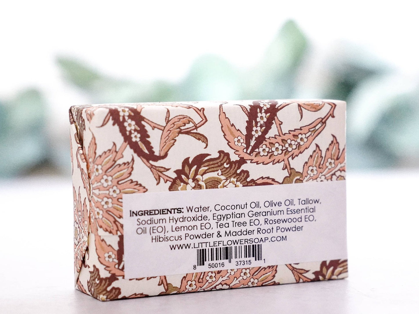 Hibiscus Rose Geranium Handmade Soap - The Country Rabbit Gifts & Décor