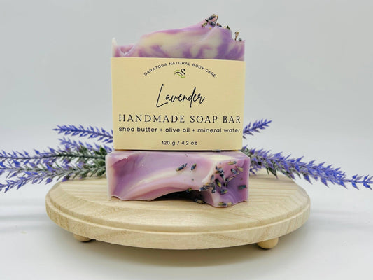 Lavender Handmade Soap Bar VEGAN COLD PROCESS - The Country Rabbit Gifts & Décor