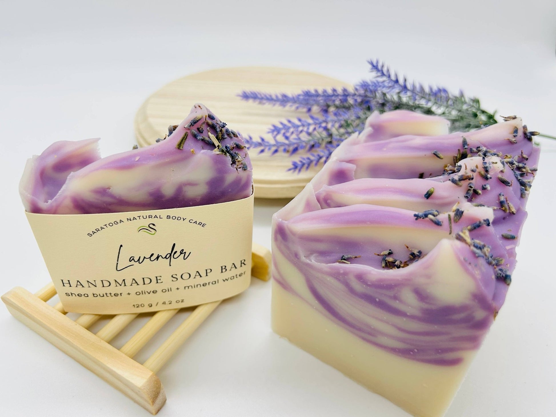 Lavender Handmade Soap Bar VEGAN COLD PROCESS - The Country Rabbit Gifts & Décor