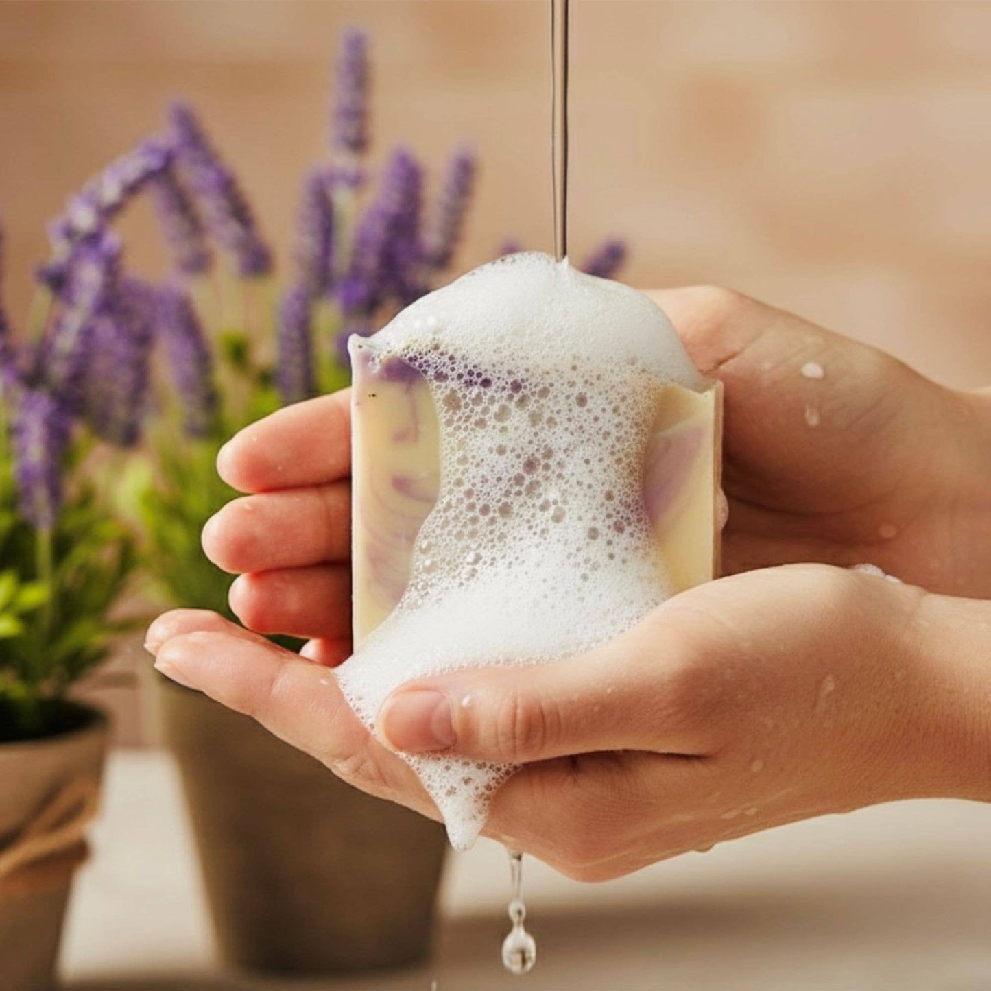 Lavender Handmade Soap Bar VEGAN COLD PROCESS - The Country Rabbit Gifts & Décor