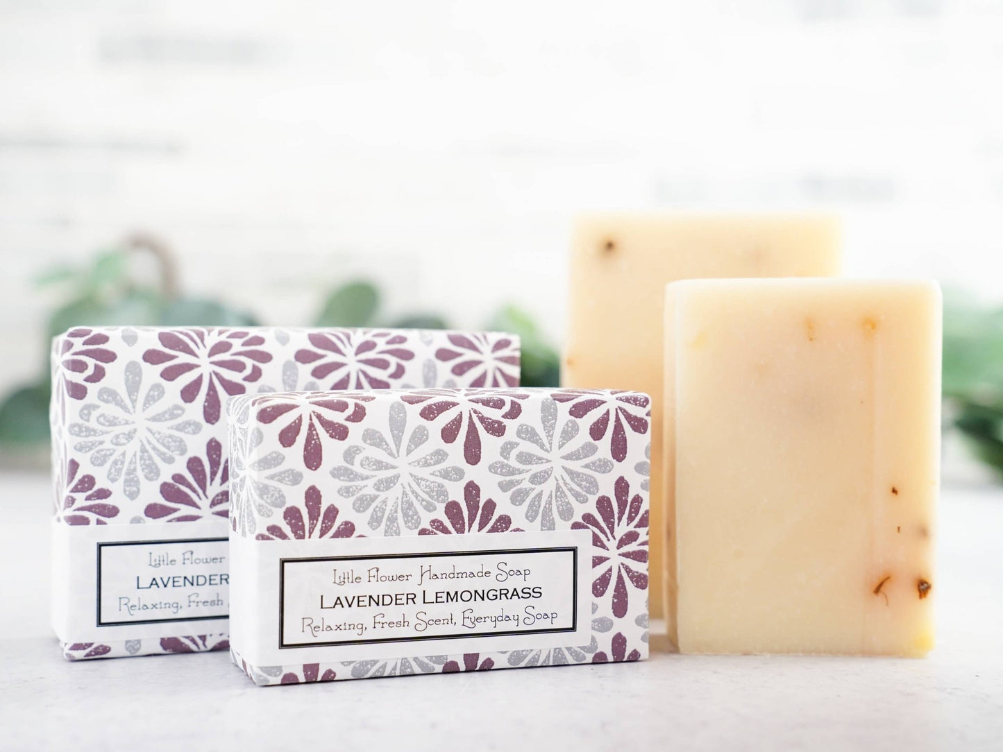 Lavender Lemongrass Handmade Soap - The Country Rabbit Gifts & Décor