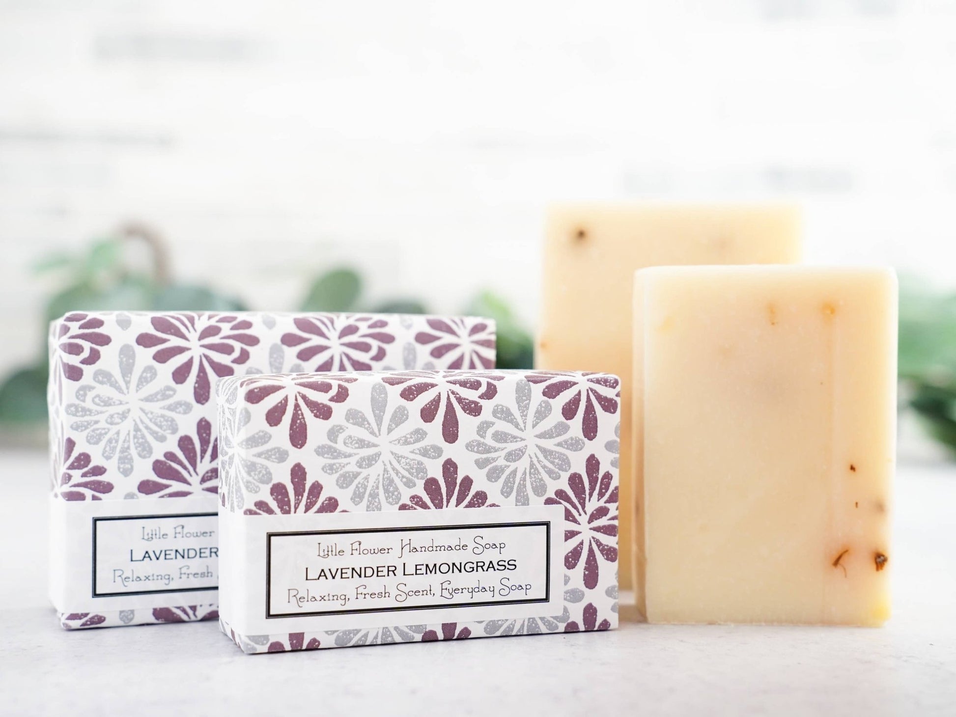 Lavender Lemongrass Handmade Soap - The Country Rabbit Gifts & Décor