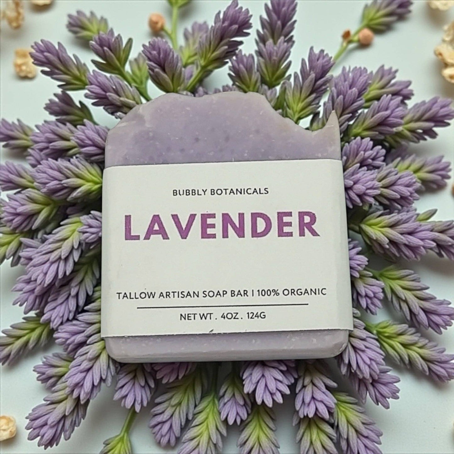 Lavender Tallow Soap – Calming, Aromatherapy Scent - The Country Rabbit Gifts & Décor