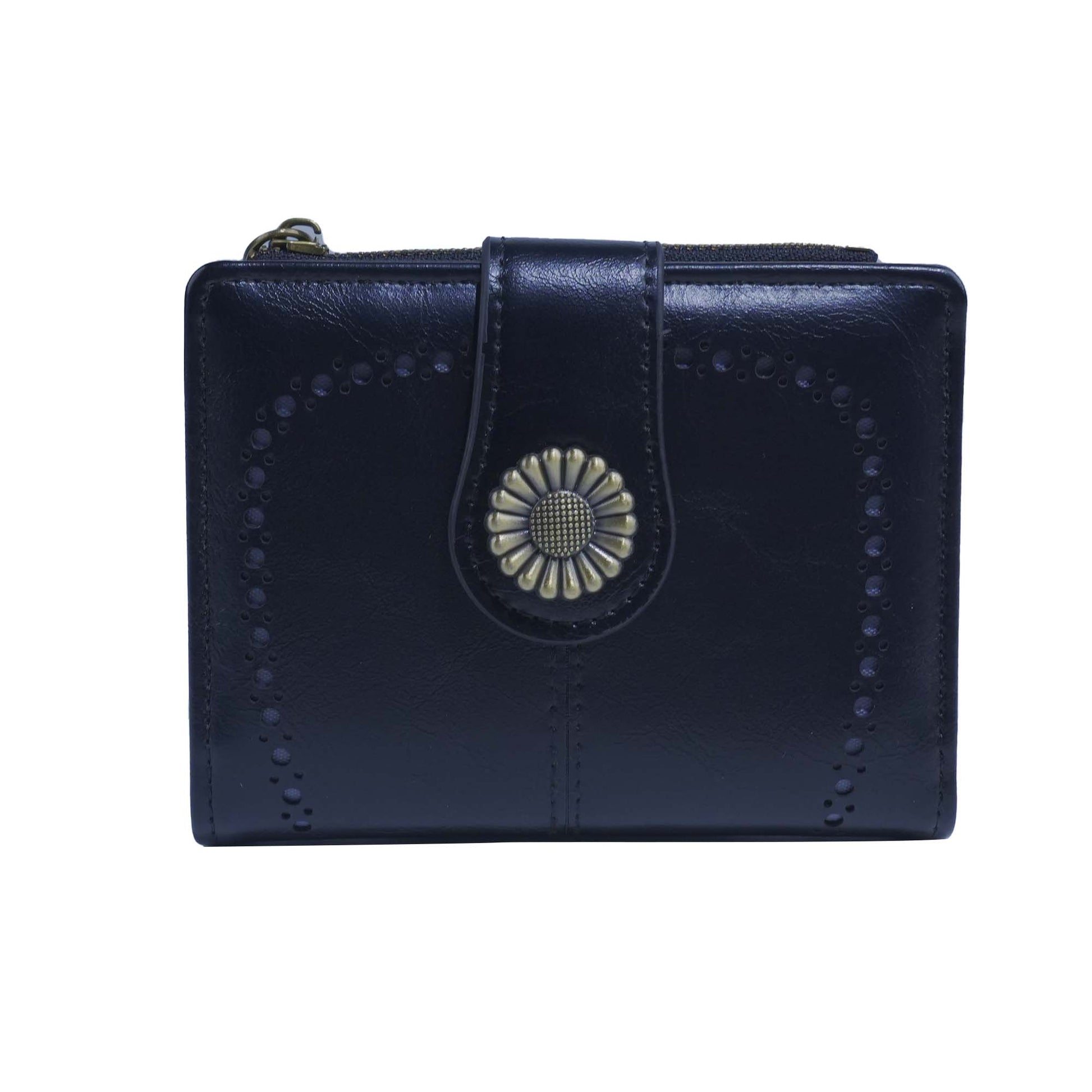 Lena Vegan Leather Laser Cut Out Detail Wallet - The Country Rabbit Gifts & Décor