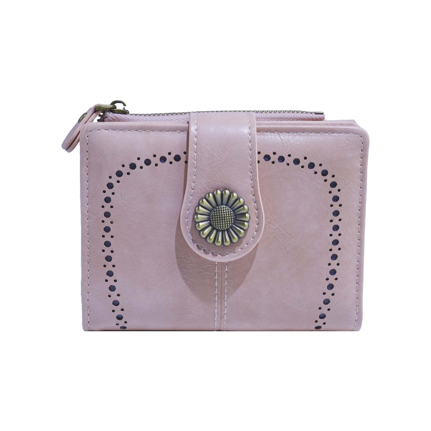 Lena Vegan Leather Laser Cut Out Detail Wallet - The Country Rabbit Gifts & Décor