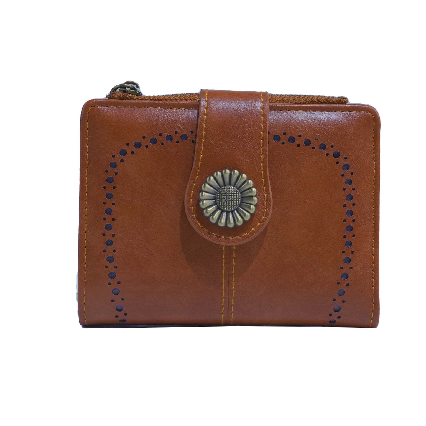 Lena Vegan Leather Laser Cut Out Detail Wallet - The Country Rabbit Gifts & Décor