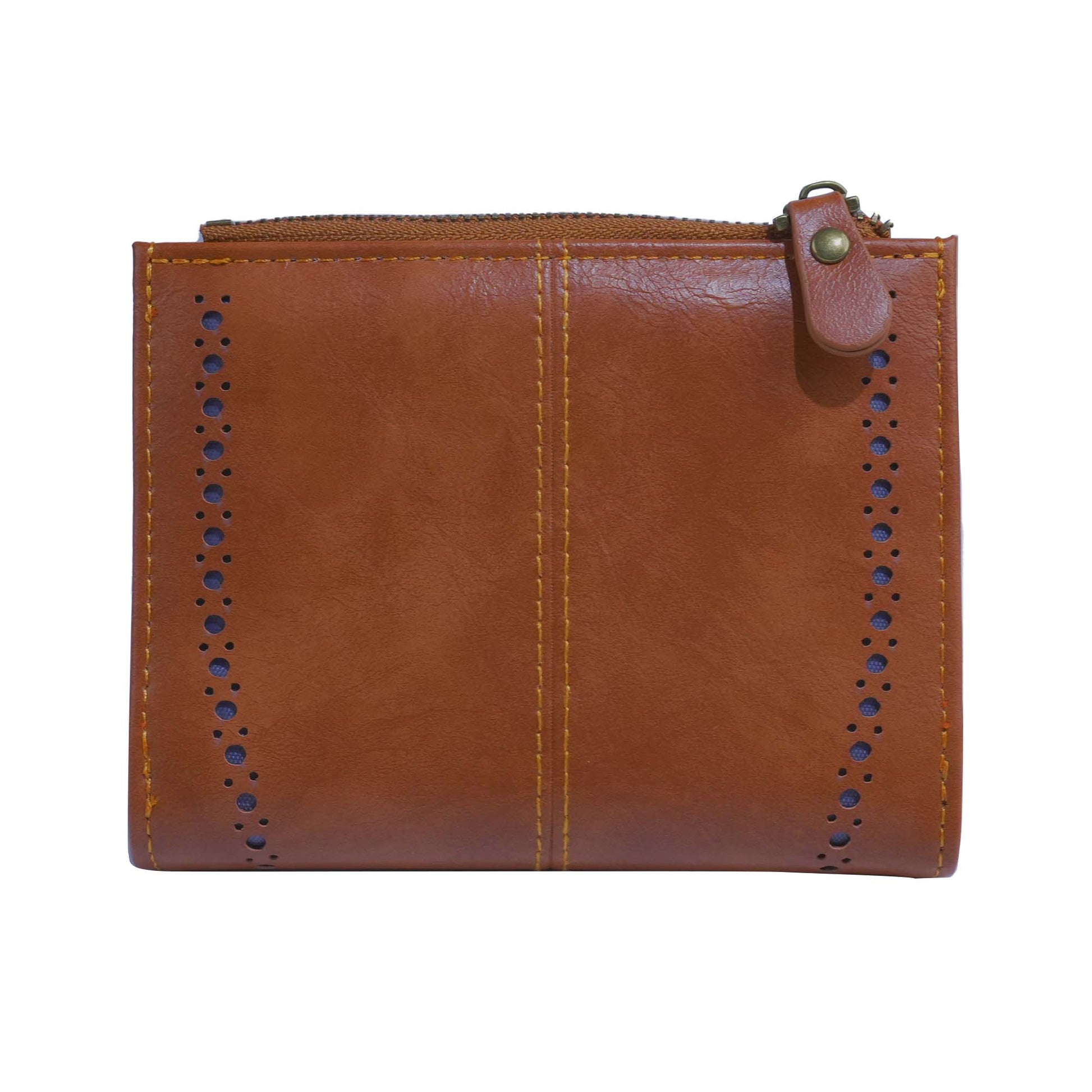 Lena Vegan Leather Laser Cut Out Detail Wallet - The Country Rabbit Gifts & Décor