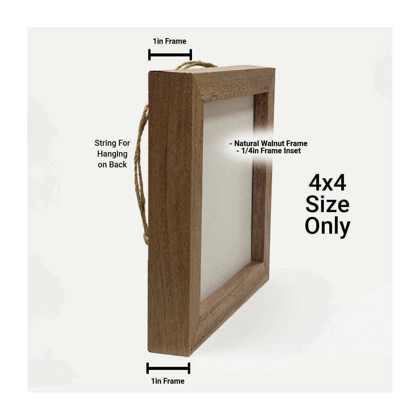 Magical Holidays By Lisa Audit 4x4 inch Framed Wooden Accent - The Country Rabbit Gifts & Décor