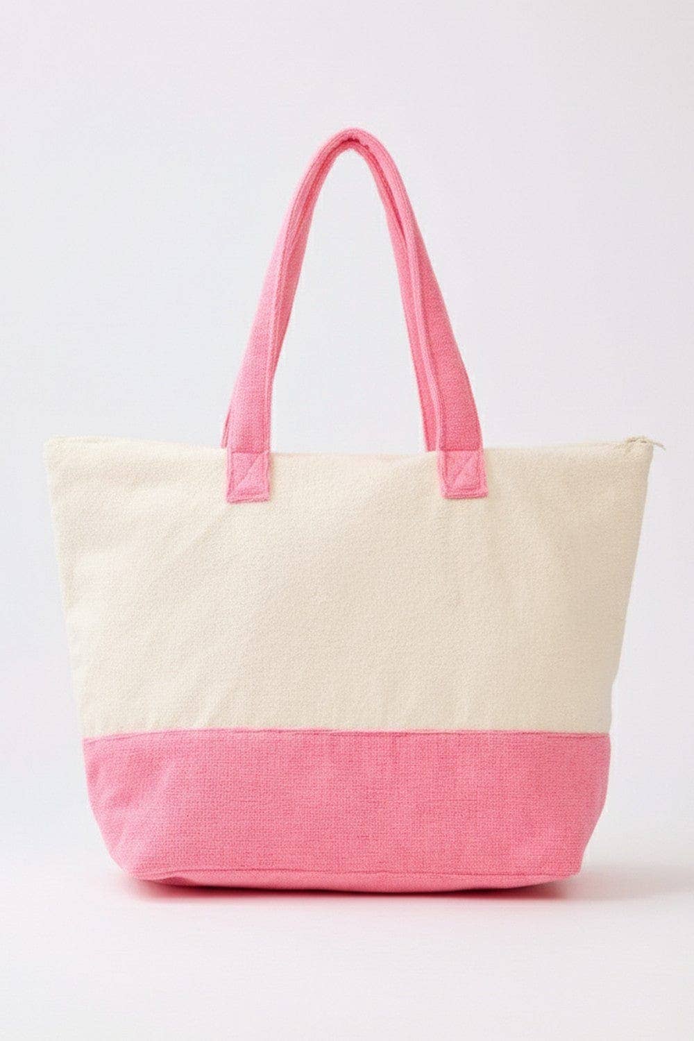 MB0344 Hello Summer Flamingo Terry Beach Tote Bag - The Country Rabbit Gifts & Décor